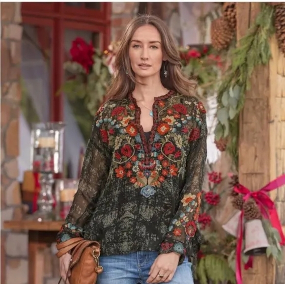 Biya Johnny Was Kona Blouse size M NWT - Picture 1 of 10